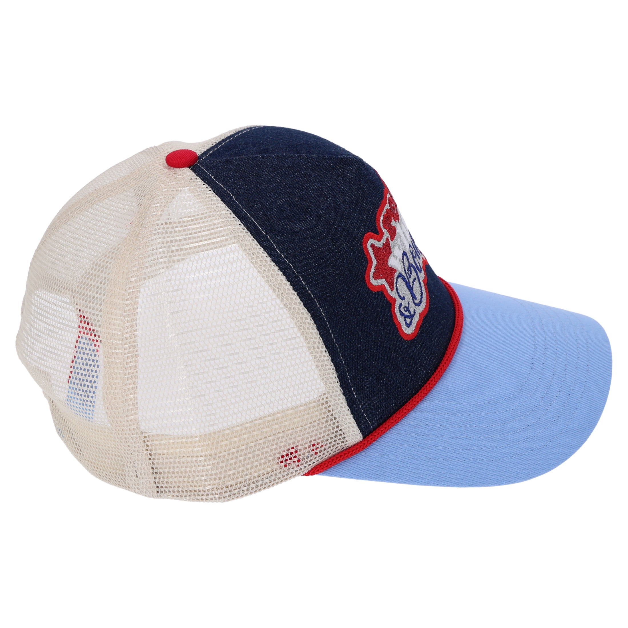 Way To Celebrate Red White And Bougie Patriotic Trucker Hat For Adults