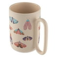 thumbnail image 2 of Thyme & Table 19.6 fl oz Green Butterflies Soft Touch Stoneware Mug, 2 of 5
