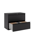thumbnail image 6 of Hirsh 36-in Wide HL8000 Series Metal 2 Drawer Lateral File Cabinet Black, 6 of 9