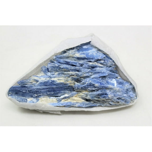 1 Piece Premium Natural Blue Kyanite THICK CHUNK with quartz (Raw Crystal Rough)