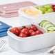 thumbnail image 5 of Lonchera, cajas Bento Refrigerador Compartimento Sellado Caja para Conservar Frutas Frescas Transparente Con Tapa Lonchera Portátil Calentada en Microondas Lonchera Conservación Fresca, 5 of 5