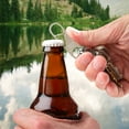 thumbnail image 4 of Nite Ize Z-Rack Keychain Bottle Opener - Small Stainless-Steel Keychain - Carabiner with Bottle Opener with Three MicroLink Mini Carabiners, 4 of 6