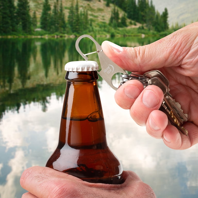 アクセサリー Nechan Nite Ize Z-Rack Keychain Bottle Opener - Small Stainless-Steel