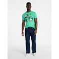 thumbnail image 2 of Peanuts Snoopy Men's and Big Men's Four Square Saint Patrick's Day Graphic Tee, Sizes S-3XL, 2 of 5