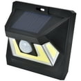 thumbnail image 1 of Mighty Power Outdoor Solar Motion Sensor COB LED Light, 350 Lumens, Black, 3.9x4.7x1.8  Inches, 1 of 8