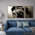 thumbnail image 2 of IDEA4WALL Framed Canvas Wall Art for Living Room, Bedroom Microphone Canvas Prints for Modern Home Decoration Ready to Hang, 2 of 4