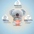thumbnail image 5 of Oso Koala Calmante QUANZHOUTIANDI peluche portátil con Luces Musicales y Movimientos Respiratorios, 5 of 5