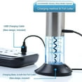 thumbnail image 4 of Electric Corkscrew Rechargeable Aluminum Cordless Automatic,with Sealing Cutter Stand And Usb Charging Cable, 4 of 5