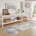 thumbnail image 2 of x Area Rug Living Room Rugs Washable Neutral Modern Abstract Soft Thin Large Rug Indoor Floor No Slip Rug Carpet for Bedroom Under Dining Table Home Office Decor Grey, 2 of 9