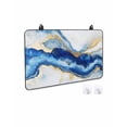 thumbnail image 2 of nqOlkjepod Large Induction Cooktop Protector Mat 36"x21", Blue Marble Stove Top Covers for Electric Stove, Contemporary Golden Abstract Texture Art Stove Burner Cover Mats, Glass Top Stove Cover, 2 of 8