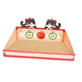 thumbnail image 3 of GROWTH TANK Cat Scratch Pad with Box Sleeping Bed Recycle Board Cat Scratcher Cardboard Cat Red, 3 of 9