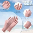 thumbnail image 2 of 2 pares de guantes de protección solar para mujer, guantes transpirables antideslizantes para montar al aire libre en verano, sin dedos MFZFUKR BST3052665-1, 2 of 5