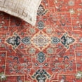 thumbnail image 6 of SAFAVIEH Arizona Shirley Oriental Machine Washable Area Rug, Rust/Beige, 6' x 6' Round, 6 of 8