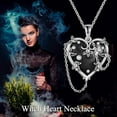 thumbnail image 6 of JEABZEL Gothic Witches Heart Pendant Necklace - 925 Sterling Silver Jewelry for Women - Perfect Gifts, 6 of 6