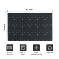 thumbnail image 5 of Dark Blue Sun Moon Pattern Door Rugs,Washable Non Slip Door Mats Indoor,Decorative Door Mats,Entry Mat Indoor for Entrance,Bedroom,Kitchen,Bathroom,20"x32", 5 of 6