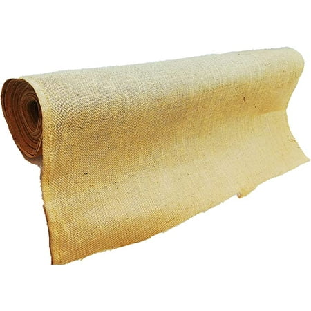 

AAYU Brand 20 -Yards Premium Burlap Fabric 40 X 60ft | 20-Yards 40 inch x 60 feet DIY Burlap-Fabric Sackcloth Landscape Cloth Plain Garden Planter Signs Eco-Friendly Jute Wedding Aisle Runner Roll
