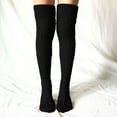 thumbnail image 5 of Tittly Thigh High Stockings Stockings for Women Stockings Stockings Cotton Ladies High Women Warm Socks The Girls Warm Thigh Socks for Women Slouch Socks Black One Size, 5 of 9