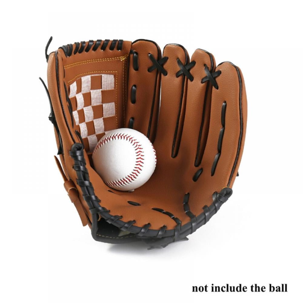 Professional Leather Baseball Glove Softball Mitt Thrower Training Outdoor Sport 