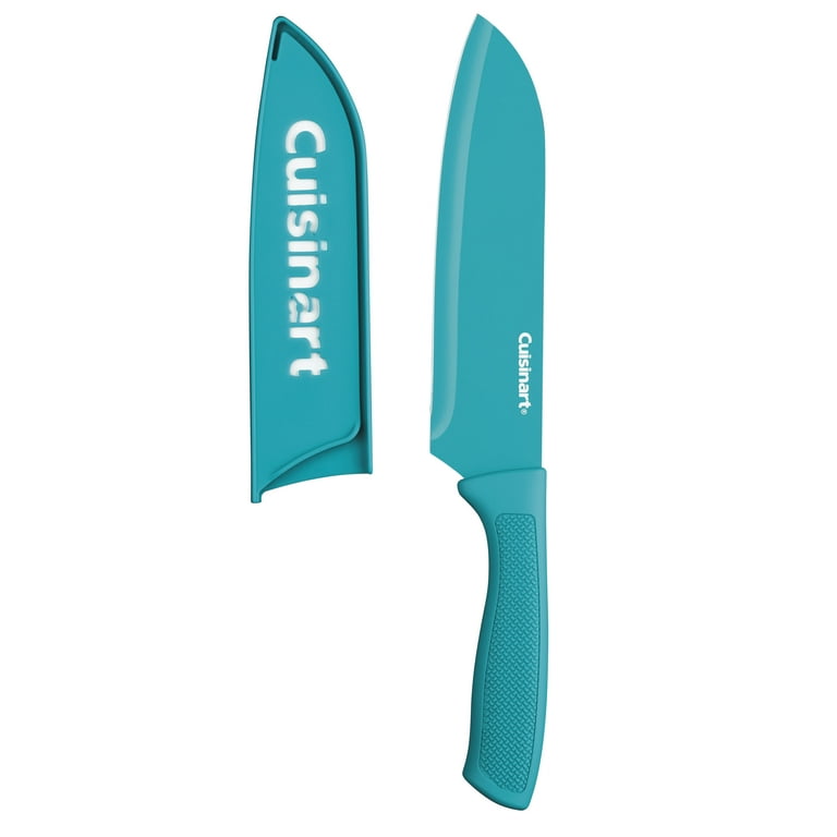 Cuisinart Advantage 6pc Nonstick Utility And Paring Knife Set With Blade  Guards Blue : Target