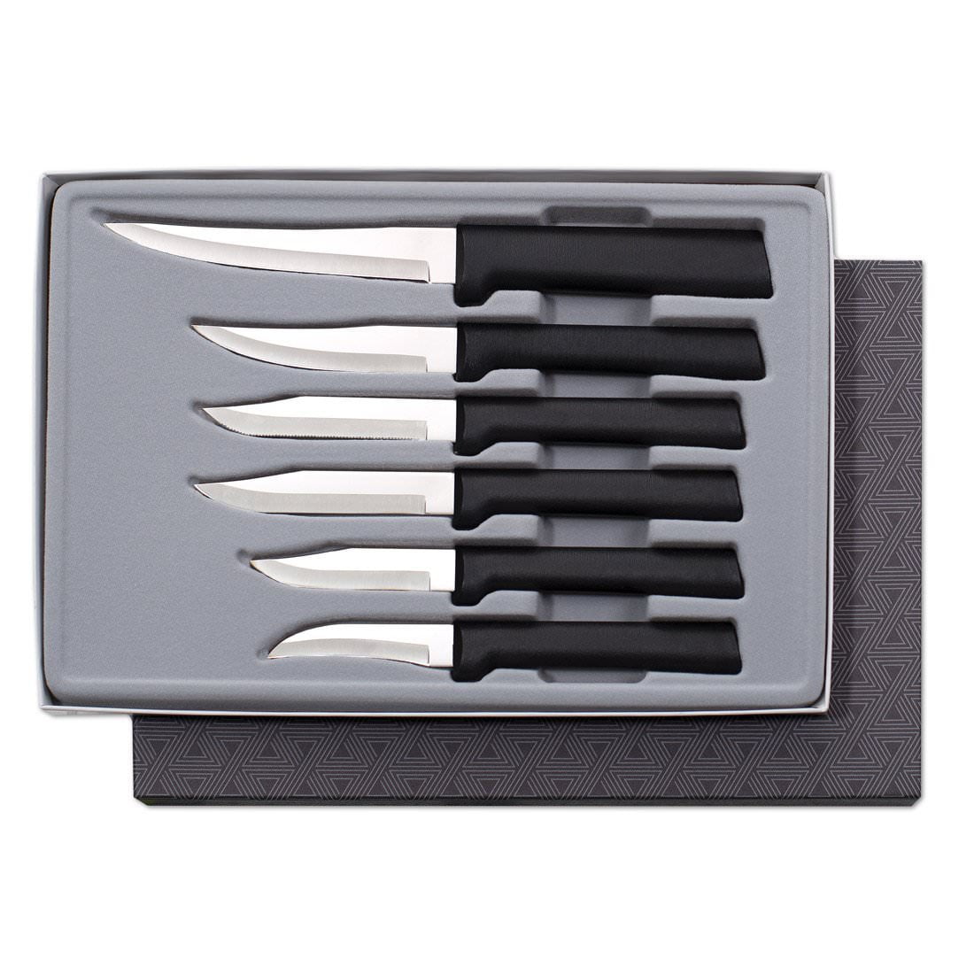 Rada Cutlery Paring Knife Set 6 Knives with Stainless Steel Blades
