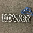 thumbnail image 4 of Glowneon Howdy Cowboy Hat Neon Sign, Wall Art Long-lasting Decor, 4 of 4