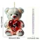 thumbnail image 4 of Letra Acrílica S Cgtredaw Adornos Oso Corazón Peluche para Navidad, 4 of 9