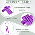 thumbnail image 3 of Uxcell Wire Twist Ties Reusable for Plastic Bags Treat Candy Bag Plants, Craft Projects Purple, 3 of 7
