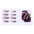 thumbnail image 4 of Uñas postizas de cobertura total, uñas postizas puntiagudas con degradado, puntas para uñas postizas, uñas postizas con degradado, tecnología innovadora, 4 of 14