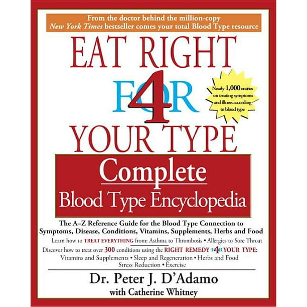 Eat Right 4 Your Type Eat Right 4 Your Type Complete