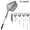 57-190CM, variant on Triangle Landing Net Telescopic ABS Handle Small Mesh for Freshwater Saltwater Fishing Catch Release