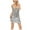 Silver, variant on LYXSSBYX Homecoming Dresses for Women Women Fashion Solid Color Sleeveless Sling Sexy Sequin V-Neck Dress