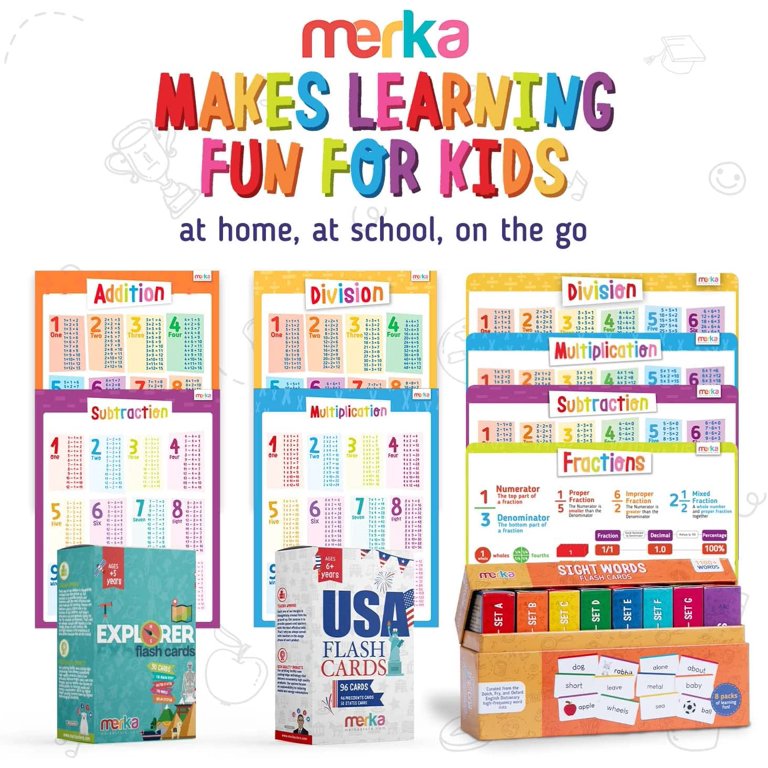 Merka Mathematics Flash Cards, 338 Cards in Total, Math Flash Cards, Multiplication and Division Flash Cards, Multiplication Flashcards for 3rd Grade Merka Mathematics Flash Cards, 338 Cards in Total, Math Flash Cards, Multiplication and Division Flash Cards, Multiplication Flashcards for 3rd Grade