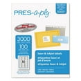 thumbnail image 2 of Labels, Laser Printers, 1 X 2.63, White, 30/sheet, 100 Sheets/box | Bundle of 5 Boxes, 2 of 2