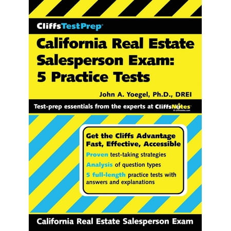 CliffsTestPrep California Real Estate Salesperson Exam: 5 Practice (Best Real Estate In California)