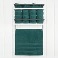 thumbnail image 2 of American Soft Linen Luxury Turkish Hand Towel Set, 100% Cotton 4 Piece Hand Face Towels for Bathroom and Kitchen, Teal, 2 of 9