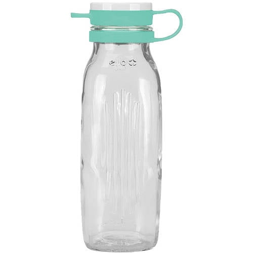 Ello Elsie Glass Water Bottle, 22Ounce, Mint