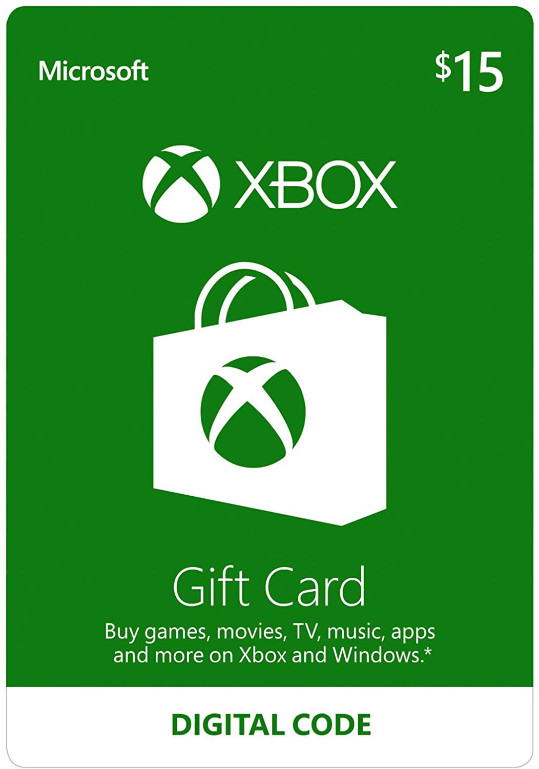 Microsoft Xbox Digital Gift Card $80 