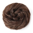 thumbnail image 2 of Messy Hair Bun Thick Updo Hairpieces Elastic Synthetic Wavy Curly Ponytail Hair Extensions, 2 of 6