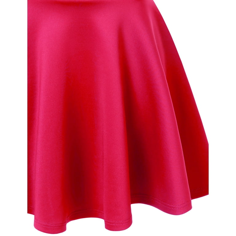 Made by Johnny Women's Basic Versatile Stretchy Flared