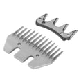 thumbnail image 3 of Sheep Shears Replacement Blades, Straight 13 Tooth Electric Wool Comb Cutter Goats Clipper Scissors Blade, 0.28in Teeth Spacing Detachable Animal Trimmer Shears Blades For Sheep, 3 of 8