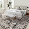 thumbnail image 6 of Yesurprise 1150Gsm 100% Polyester Area Rugs - 10x13ft (305x396cm) Velvet Weight Pearl Velvet Washed Back Folding Printed Carpet - Xm-Persia-Romantic Time Light Tan, 6 of 8