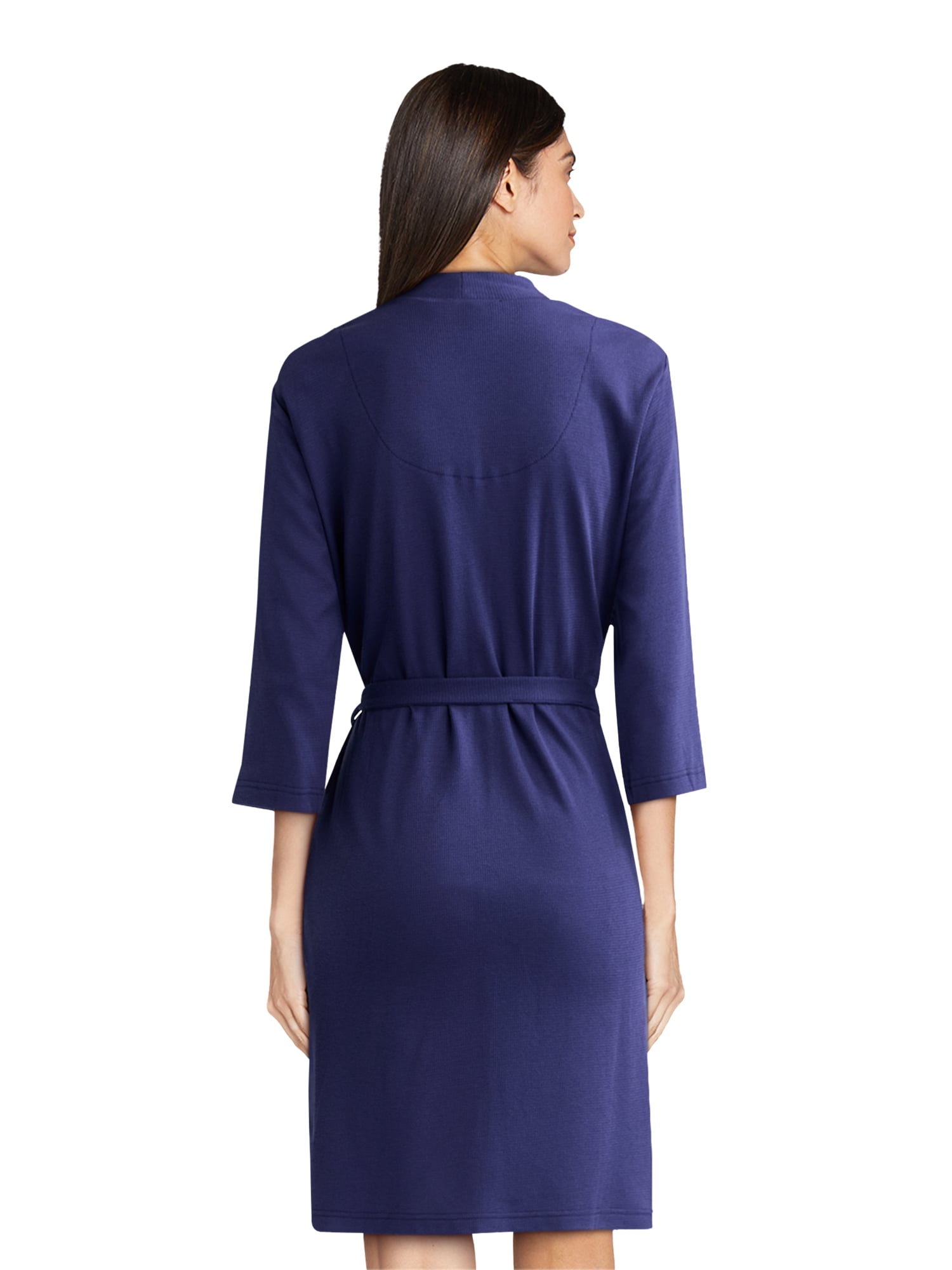 Lissome Women's and Women's Plus Size Waffle Knit Wrap Robe, Size S-4X