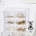 thumbnail image 4 of MesaSe Transparent Jewelry Storage Box Drawer-Type Desktop Storage Box Organizer for Organizing Bead Tool Sewing, 4 of 7