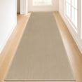 thumbnail image 2 of MeyJey 2'x8' Runner Rug, Non Slip Washable Rug, Farmhouse Runner Rug for Hallway, Kitchen, Laundry Room, Beige, 2 of 7