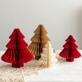 thumbnail image 4 of Bolas de nido de abeja para decoración navideña, adornos colgantes decorativos para fiestas, manualidades, adornos colgantes de papel para árbol de Navidad, 4 of 5