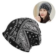 thumbnail image 3 of Chapeau Écharpe Rétro Doux Turban Wrap Turban Cache-Cou pour Adultes, 3 of 10