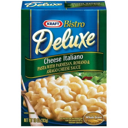 Kraft Dinners: Cheese Italiano Pasta W/Parmesan Romano & Asiago Cheese Sauce Bistro Deluxe, 10 oz