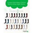 thumbnail image 2 of MeMoi Ribbed Classic Cotton-Rich Solid-Color Knee High Sock - Girls - Female, 4, Taupe, 2 of 12