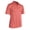 Coral Orange, variant on Monterey Club Men's Noise Emboss Flat Knit Collar Pique Golf Polo Shirt #1278