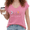 Rose Red, variant on Women's Blue Multicolor Hand Painted Wild Daisy Graphic S-5XL V-Neck Sleeveless T-Shirt Outdoor Vacation Light Tank Top